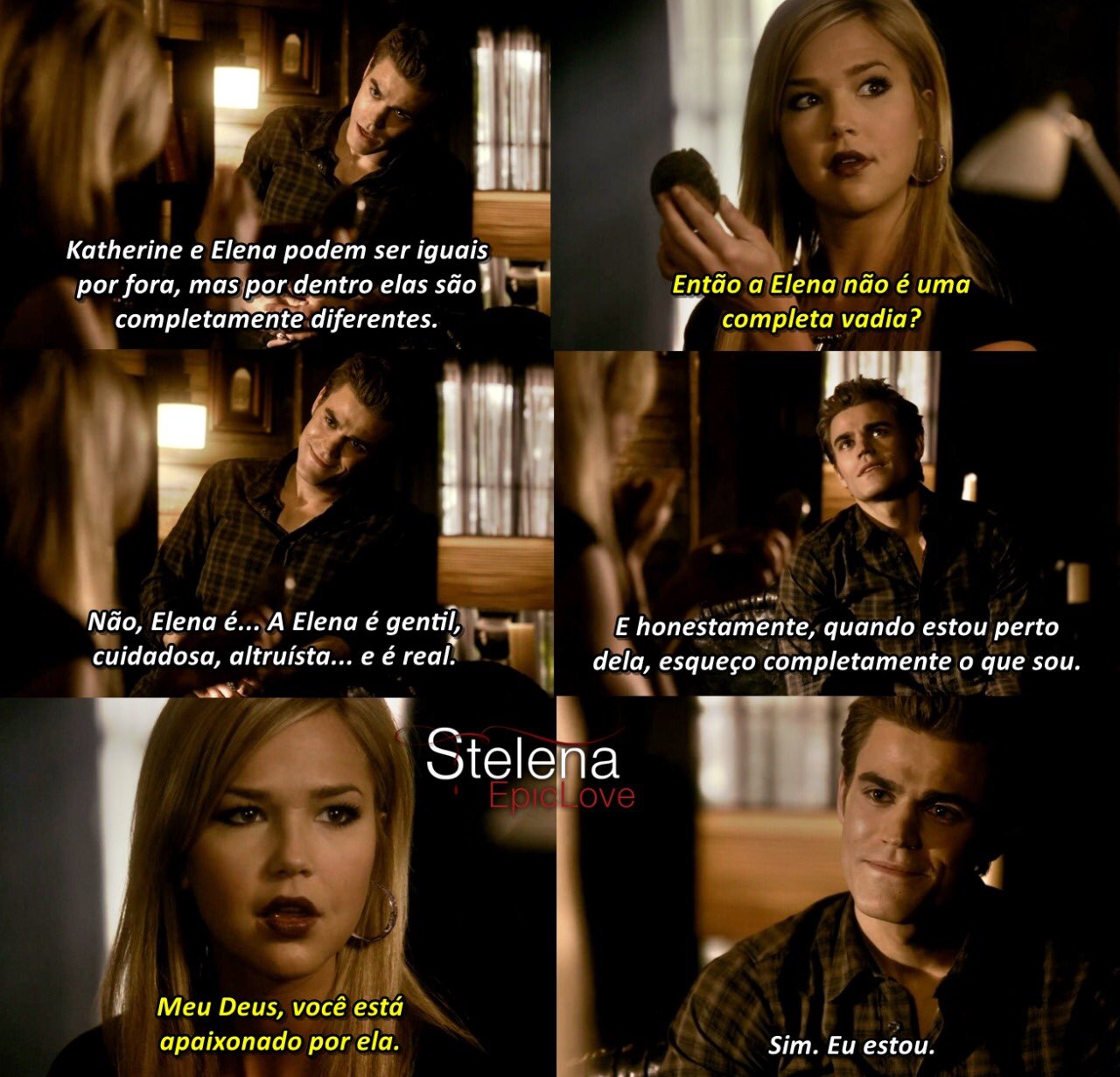 Stelena Epic Love - No 1x01, após a morte de seus pais, Elena ia