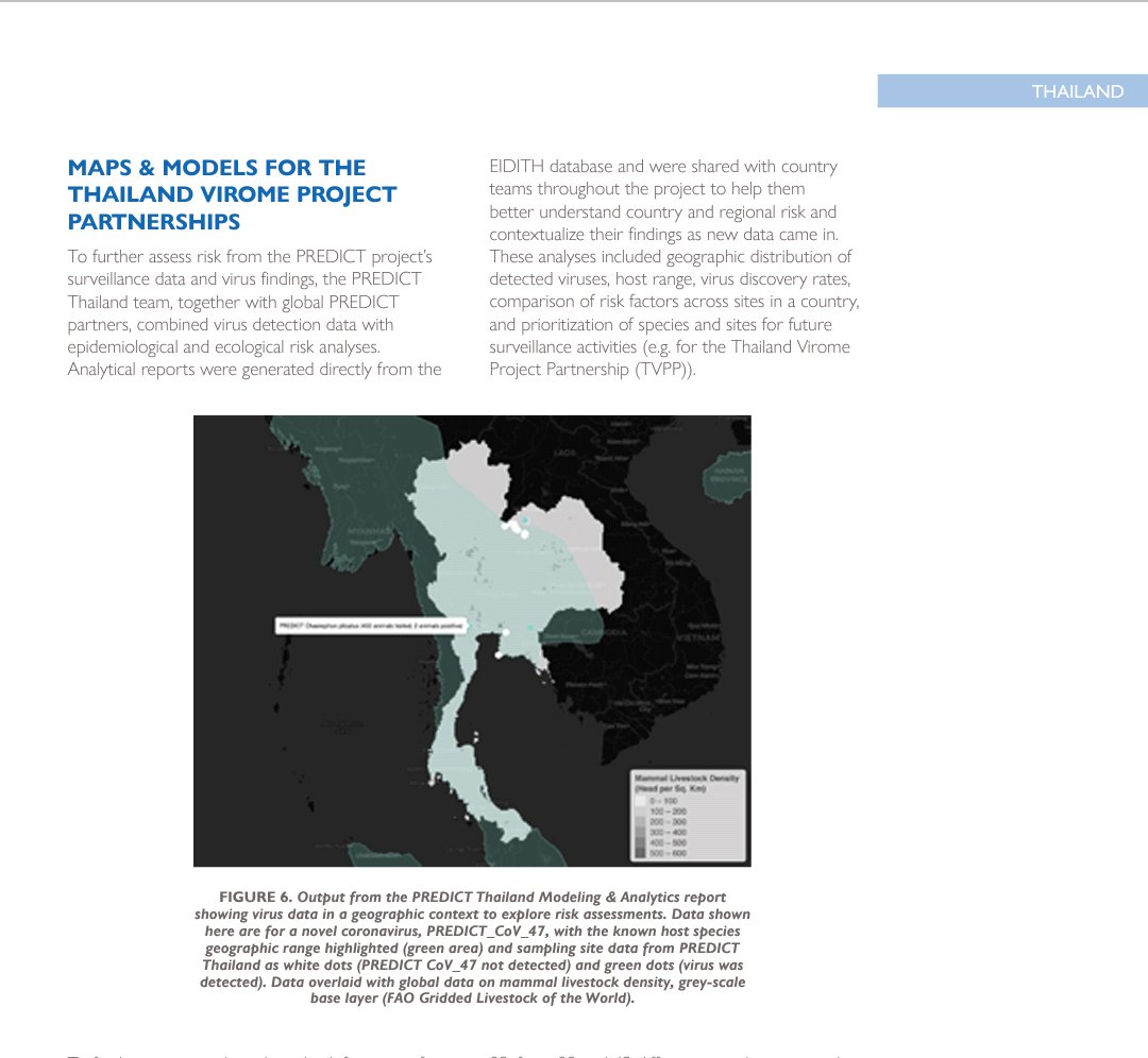 For some reason, the latest PREDICT report fails to mention anything about the China Virome Project (or CNGVI). https://twitter.com/JonnaMazet/status/1340043112169627648?s=20 Not a single mention of it, but somehow the Thailand Virome Project got multiple shout outs. I wonder why?