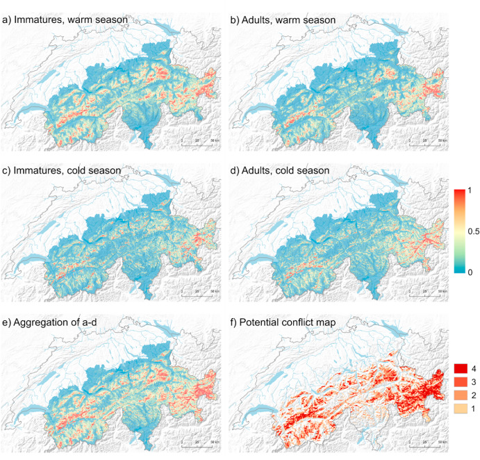 Species ranges are dynamic - using predictive modelling for expanding/recovering/reintroduced populations can improve decision-making to avoid wildlife-wind energy impacts.

Study on bearded vulture in the Swiss Alps in Global Ecology &amp; Conservation: doi.org/10.1016/j.gecc…