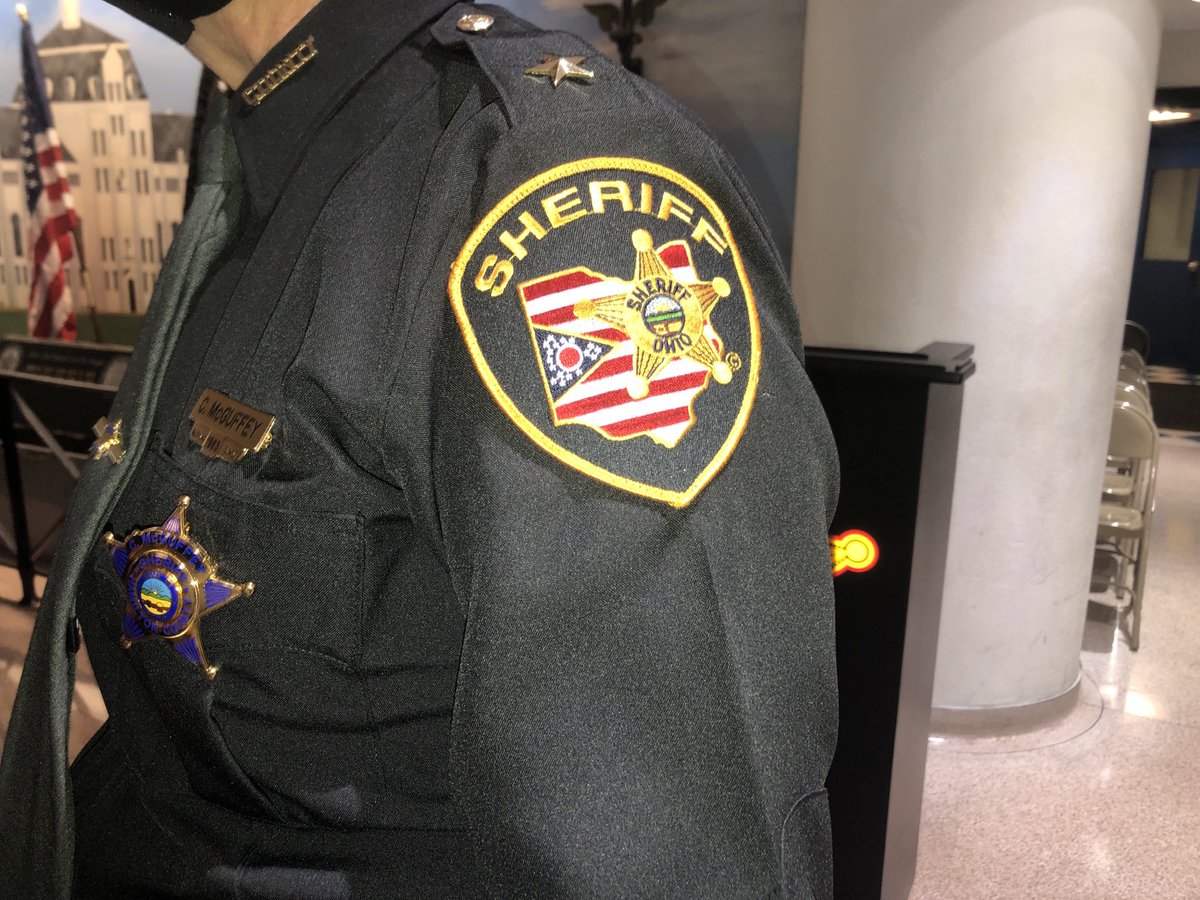 DavidWinterTV's tweet photo. Charmaine McGuffey sworn in this morning as the first female sheriff in Hamilton County and the first lesbian sheriff for the state of Ohio. @HCSOSheriff #sheriff #hamiltoncountyoh https://t.co/fvdUnrXRDK