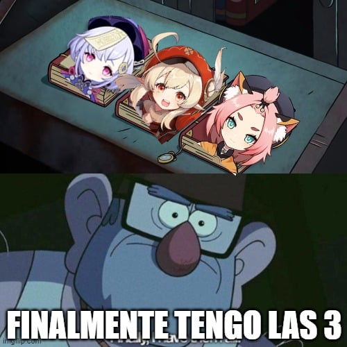 GenshinImpactMe's tweet photo. ¿Quienes quieren tenerlas a las 3? ¿Quienes ya las tienen?
#genshinimpactfanart #GenshinImapct #Genshin_Impact #GenshinImpactMemmes #klee #qiqi #dionna https://t.co/rGm2wFROEo