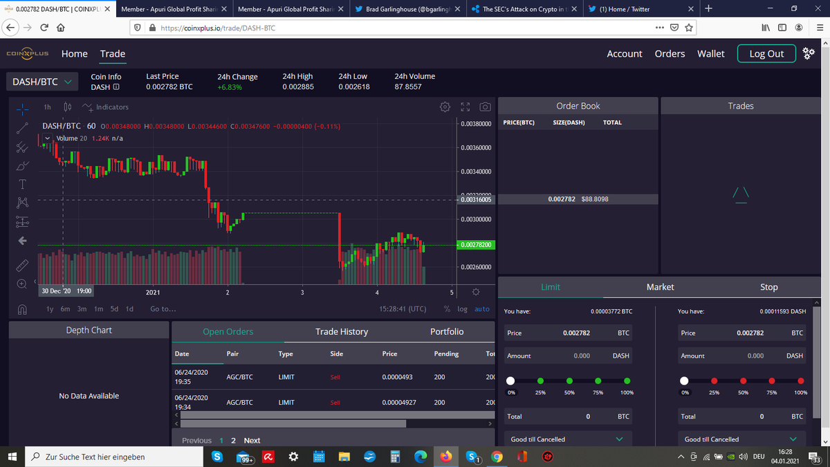 ApuriCoin's tweet photo. #Bittrex delisted u.a #DASH.
https://t.co/Pnczxvt7zn
Was tun ? SignIn kostenfrei auf der Kryptobörse #COINXPLUS, store Deine Coins in Deinem Wallet und trade Dash gegen #BTC und div. #altcoins. https://t.co/MQgAeDb03q
