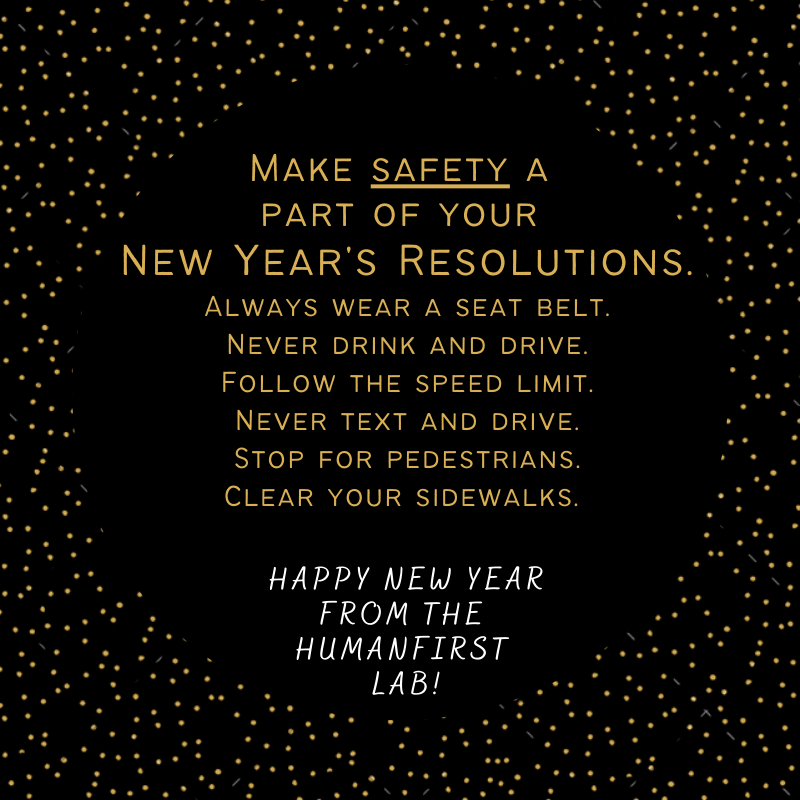 HumanFIRST_Lab's tweet image. Happy New Year from the @HumanFIRST_Lab  #2021Resolution #SafetyFirst 🥳