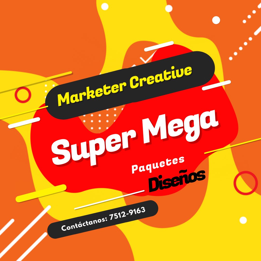 CreatiMarketer's tweet photo. Buenos días!!
Consulta sobre nuestros #SuperMega Paquetes de Diseños Creativos
Escríbenos por vía Whatsapp: 7512-9163
Síguenos en @Creatimarketer
.
.
#DiseñandotusIdeas #SuperMega #PaquetesdeDiseñosCreativos #MarketerCreative https://t.co/Fbg1vOtOVI