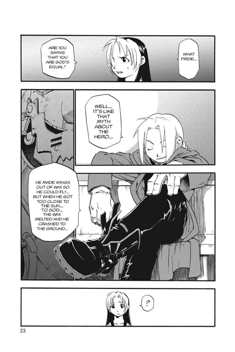 FMA artstyle might appear to be cartoonish but it's used to the fullest with creative panelling & the clean look of her art. It's actually crazy how she had an established artstyle from the very start, whereas other mangas have rough art early on which only improves later on