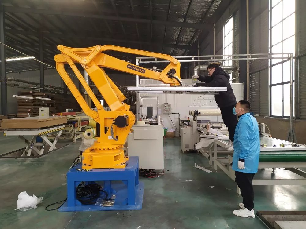 PureteUv's tweet image. PURETE robot loading machine installed today on customer site.

#robot #automation #loadingmachine #robotloader #loader #PURETE #industry40