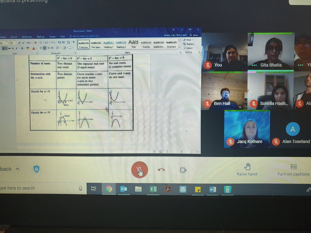 NWC_Maths's tweet image. From Python programming, the discriminant, to why words and maths do mix, use of CG50s, statistics with the weather, beyond AL questions. Exciting times today. Thanks all for sharing @NorthwoodGDST #NWCAlwaysLearning