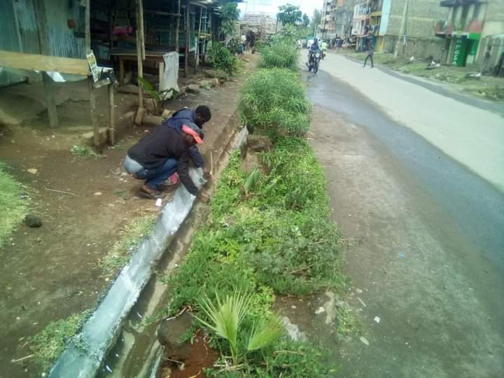 These is how the ecological teams in Kayole want their hoods to look like environmentaly & people friendly spaces.Nature blended with art.The people deserve to be in safe & clean residential area with children friendly green spaces. #EcologicalJustice .@KayoleCJC .@WahengaYouth