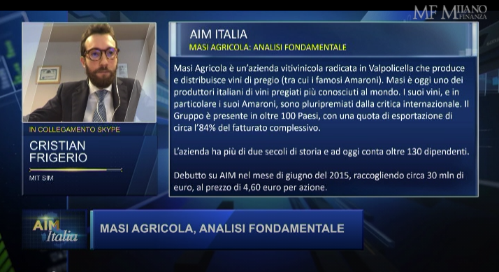 Analisi fondamentale di Masi Agricola, i uno dei produttori italiani di vini pregiati più conosciuti al mondo (tra cui i famosi amaroni. <a href="/MasiWines/">Masi Wines</a> 

#analisifondamentale #classcnbc #milanofinanza #aimitalia #wine #vinoitaliano  #amarone

video.milanofinanza.it/cla.../aim-ita…