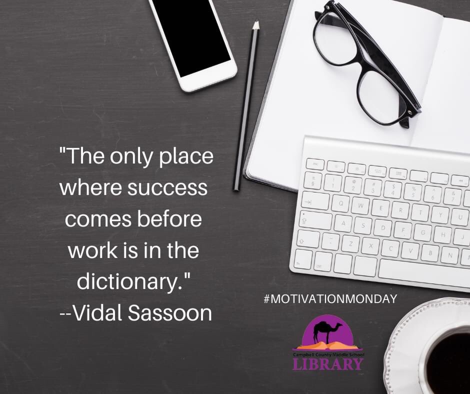 ccms_library's tweet photo. #MotivationMonday https://t.co/V080Azp61i