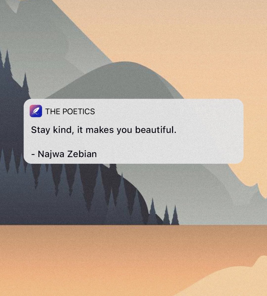 THEPOETlCS's tweet photo. stay kind. https://t.co/UVrSWP4DKN