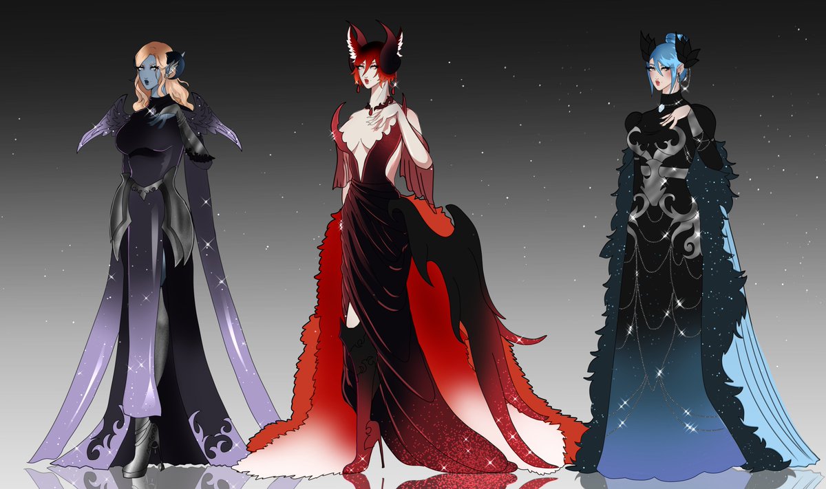 Simple outfit designs I made and their new owners! 😊💖
