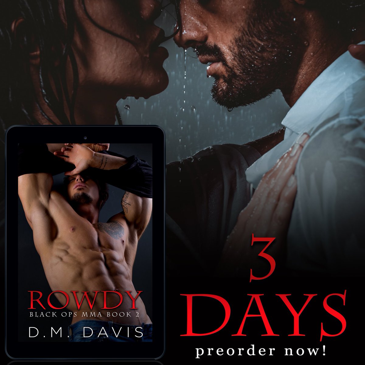 dmdavisauthor's tweet photo. You think this is a love story.
You’re wrong. It’s a massacre.
ROWDY is coming in 3 days!
PREORDER: https://t.co/di7FYDeZSN
TBR: https://t.co/n0Lh2ZIFHE
Catch up on the Series w/ NO MERCY.
FREE on KU.
eBook: https://t.co/AtLEsJfPk3
#IARTG #hotalphas https://t.co/uKlCx1apDI