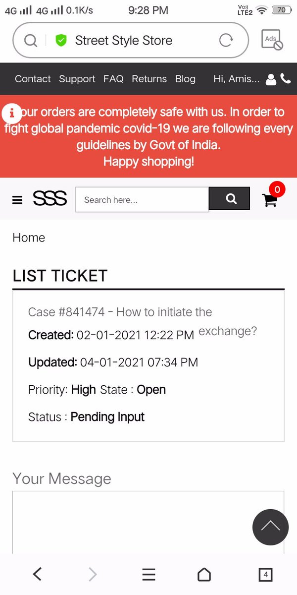 Amisha_Gupta_'s tweet photo. @india_sss Why don't you people reply to your customer's query!!!!!
Since the quality of your product is not worth for money, why can't I replace it by another product??
I would request you to resolve my query.
Order no. 3981329
Ticket No. 841474 https://t.co/yUXRbYpG10
