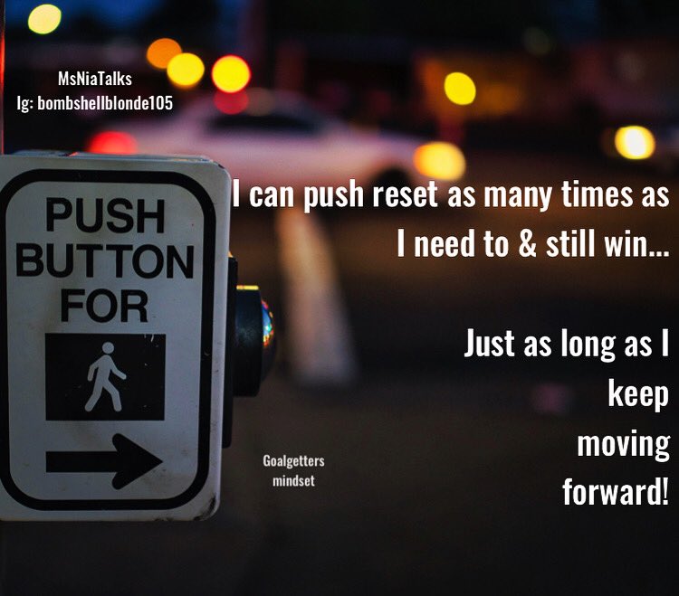 MissNiaG's tweet photo. The #newyear is a great time to reset things in ya #life
#Reset as many times as ya need too...&amp; just #keepmovingforward 
#positiveaffirmations #affirmations #resetbutton #2021 #MondayMotivation 
#msniatalks #goalgettersmindset #inspiration #motivation #goalgetters #TrustingGod https://t.co/eZMHAOFIL7