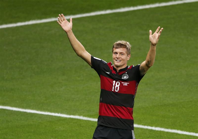 He got the joint most assists (4) and 2 goals, only Lahm (562) completed more passes than him (537), and got into the team of the tournament.His game against Brazil will always be remembered, scoring a brace in 69 seconds, assisting Muller, as the scoreline became legendary.