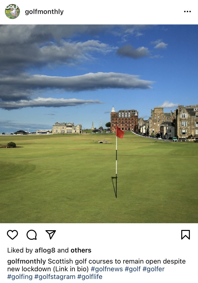 New total lockdown in Scotland and even they are looking after the safest sport in the world. Please re consider these rules. Golf is essential for people’s mental well-being and for people like me who are at a disadvantage in work to  @fmwales <a href="/wales_golf/">Wales Golf | Golff Cymru</a> <a href="/WalesOnline/">WalesOnline 🏴󠁧󠁢󠁷󠁬󠁳󠁿</a>