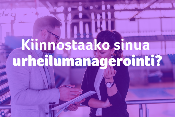 Vierumaki's tweet photo. Nyt on haku käynnissä urheilumanageroinnin peruskoulutukseen! Lue lisää ja hae mukaan 31.1.2021 mennessä 👇🏼
https://t.co/NeiqGd6ldn #urheilumanagerointi #urheilumanageri #suomenurheiluopisto https://t.co/6MD9VpB5iR