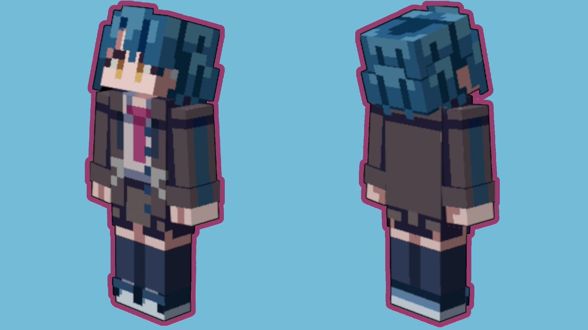 水城 碧 今日マイクラで使ってたマイクラスキンは おこめくらふとさん Okomecraft に 作っていただきました ヘッドフォンつけてるverとないverがあるよ めちゃんこ可愛いくてすごいん おこめくらふとさんありがととと