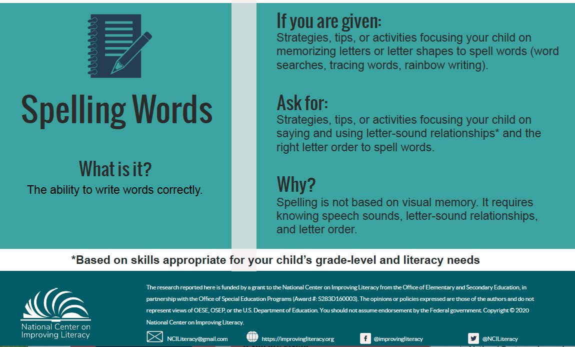 Parents (and teachers). Looking for some concrete ways to tell if children are being taught to read based on scientific evidence? And help w/ questions to ask if they're not. Check this out: improvingliteracy.org/brief/route-re…