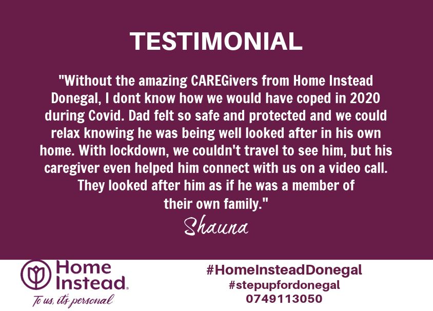 #homeinsteaddonegal is here to help you and your family, during these challenging times. Call today, find out more about our services.☎️ 074 911 3050 
As we enter #2021, we ask everyone to #stepupfordonegal and help lower the numbers in our county. 💕<a href="/GregHughes2/">Greg Hughes</a> <a href="/LkPresident/">President Letterkenny Chamber Of Commerce</a>