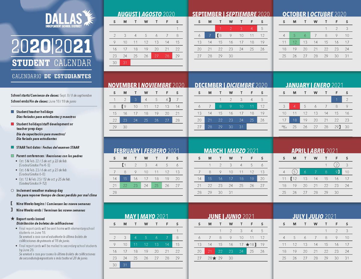 Dallas Isd Calendar 2022 23 Dallas Isd On Twitter: "✏️ We Are Excited To Welcome Students Back To  School Tomorrow! 📆 Find The Student Calendar With More Important Spring  Semester Dates Here ➡ Https://T.co/Bx0Zblmup7 Https://T.co/Iiembbjyci" /  Twitter