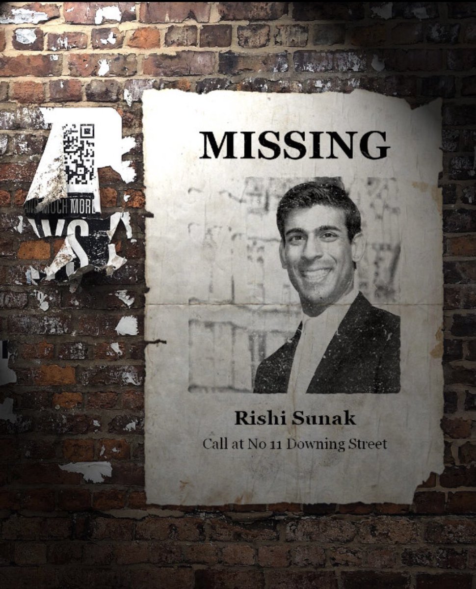 Have you seen this man? Reported missing early December and not been seen or had a substantial meal in weeks! Hospitality is slowly dying and on its knees so we must find him urgently! #WheresRishi #FindRishi #SOShospitality #pubsmatter #saveourpubs #seatatthetable #nopubnorent