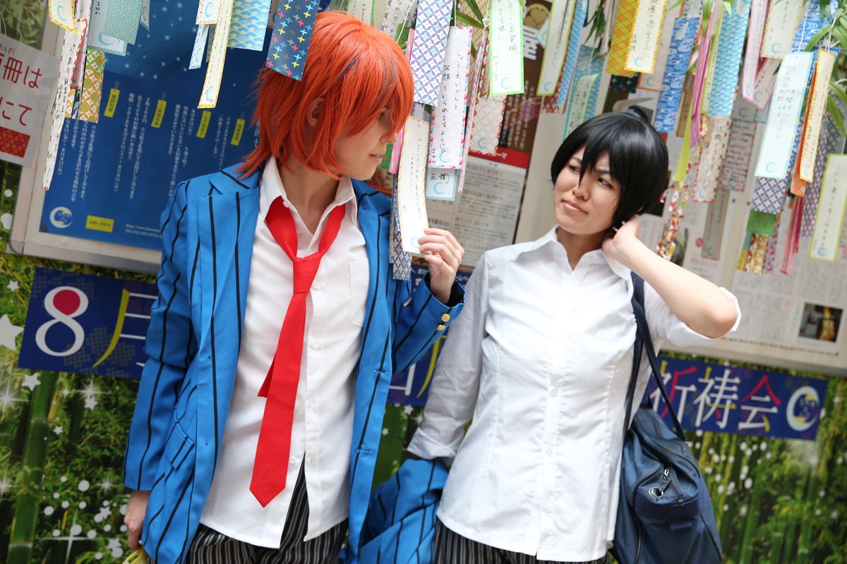 iigotomoe's tweet photo. It’s cold outside and I post summer pics!! Miss the hot weather during @cosplay_summit… not. But love to experience it again!!

#Shinkai: @iigotomoe
#Arakita: @momen160
📸: @meermiau ❤︎

#YowamushiPedal #germancosplay #yowapeda #弱虫ペダル #弱ぺだ #夏 #summer #wcs2016 #wcs https://t.co/cSHThyfO9D
