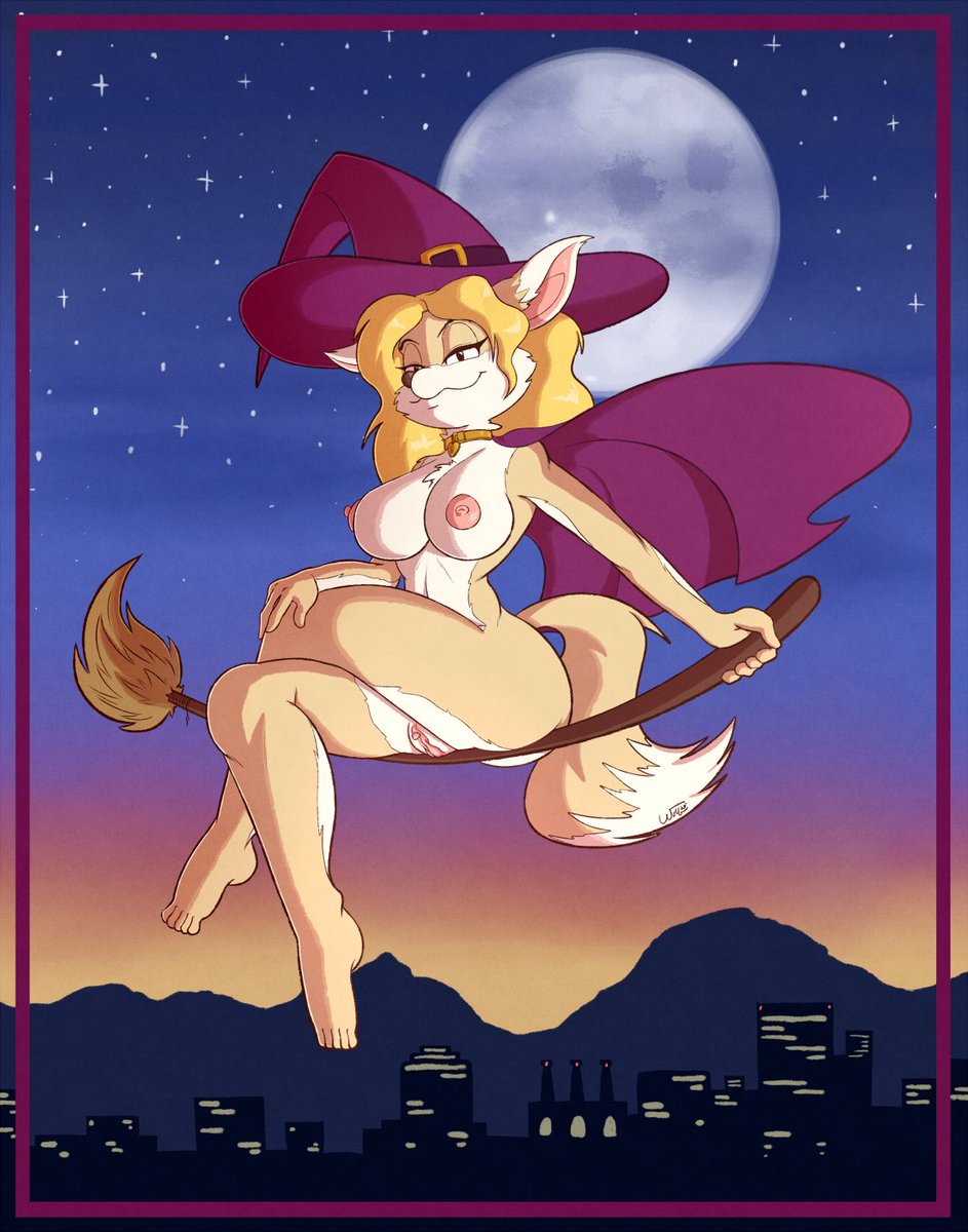 A pinup of everybody's favorite Fennec, Penny Fenmore for @pennyfenmor...