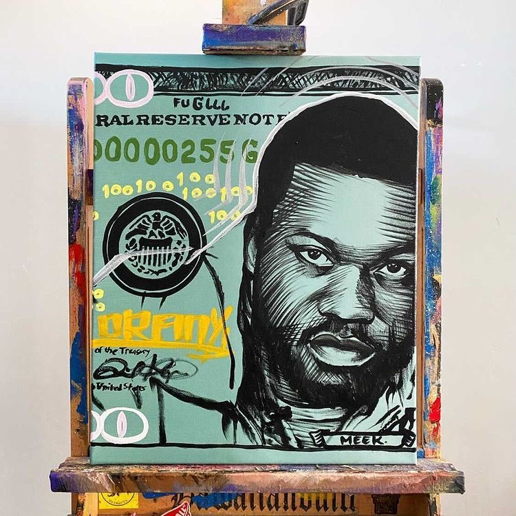 EbEESZy's tweet image. Really proud of this collection I selected the back ground colors and the artists that have a crazy come up story #TRAPSTARS @iamcardib @KingVonFrmdaWic @MeekMill @S_C_  @RocNation @defjam @RickRoss  artist is #orfinart