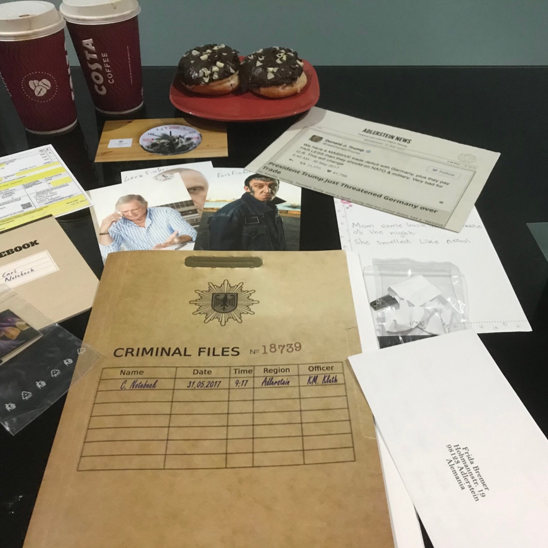 😀Games 😀

We are CID and we will solve this crime !👮‍♀️👮‍♀️

All files and evidence has been handed over to us to help a innocent man get the justice he deserves and find the real killer 🤔🤔

Look..... We even have the donuts 🍩 and coffee ☕