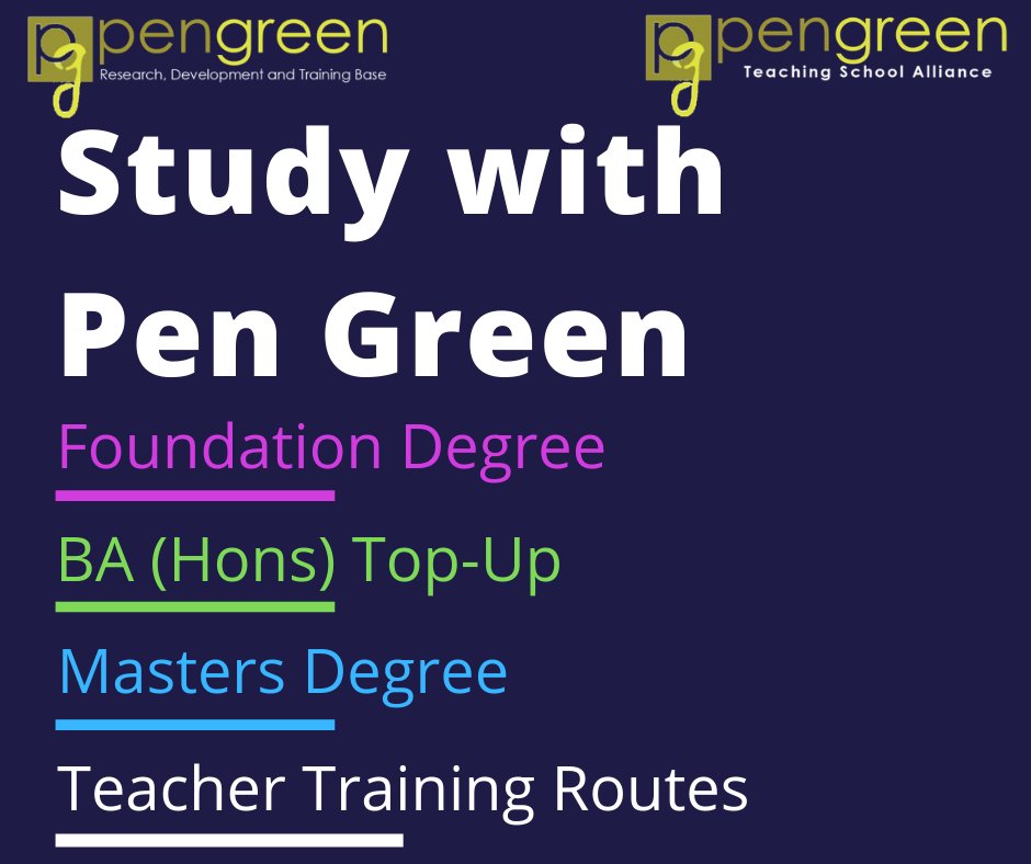 It's the New Year, what better time to sign up for your Early Years Degree in 2021! 

For more information pengreen.org/pen-green-degr…