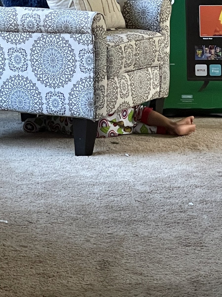 So I ask my son, “wanna get dressed, put on some clothes?”He said “Jamamas?” No, clothes.  “But it’s Jamamas day” Boy, it’s been Pajama day for months.