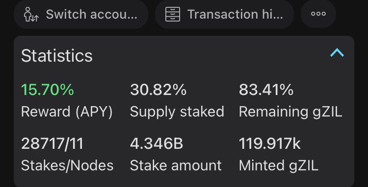 andrewukcrypto's tweet photo. #zilliqastaking  4.34B zil staked and seems to me too many people forget about the free limited supply of $gzil now only 83% left .The outlook for #Zilliqa  going into 2021 is looking HOT.Stake away and earn free passive income 🚀🚀👍 https://t.co/A0hfEFIe2E