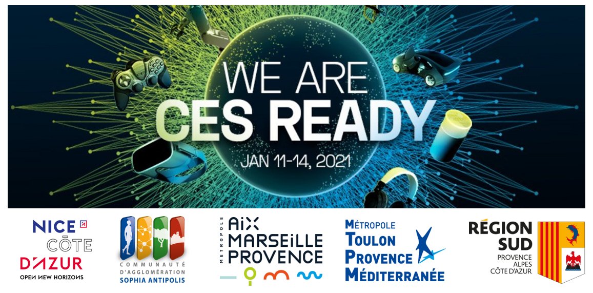 risingSUD's tweet photo. La région Sud rayonnera de nouveau au @CES 2021 avec 17 de ses startups !
Elles rencontreront les professionnels de leur secteur afin de leur présenter leurs innovations.
Pour en savoir plus sur les entreprises : https://t.co/qhTydQS5IE
Contact @risingSUD: @l_marquet https://t.co/DtuuCwXAuJ