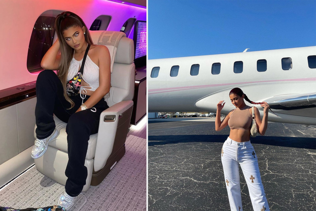 Inside Kylie Jenner's private jet