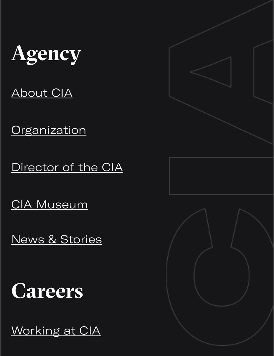 zckrf's tweet image. The CIA just rebranded to look like “hungry independent ad agency focused on their culture as much as their work”
