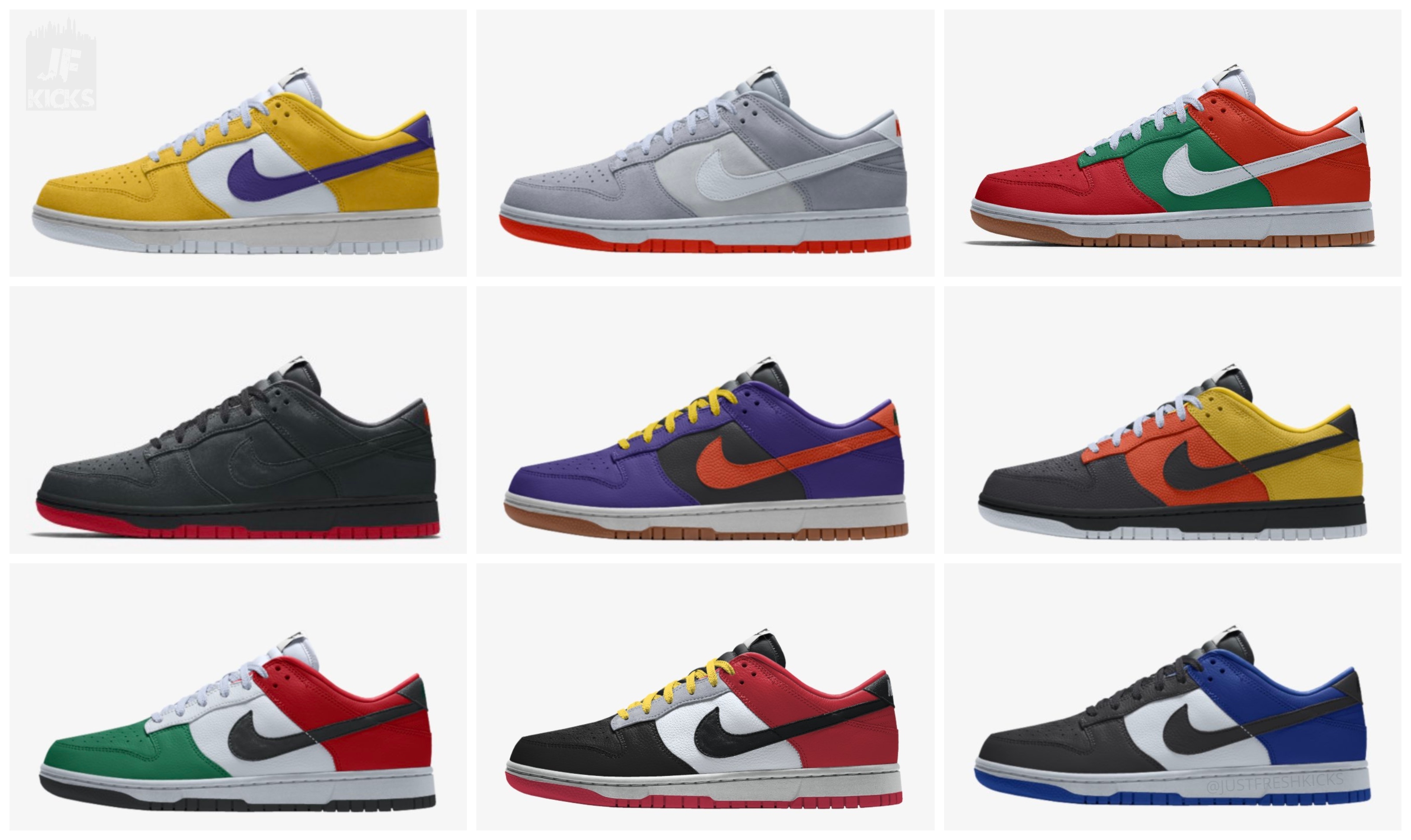 Justfreshkicks Few Nike Dunk Low By You Design Inspirations From You Guys Be Sure To Save Your Styles Now For A Faster Checkout Once Live T Co Wi3k2ewkwx T Co Ywutpxmg6f