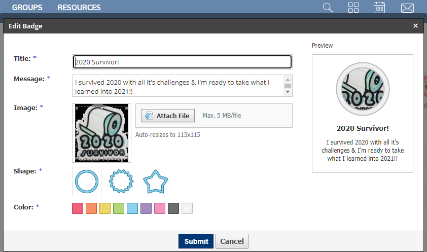 MrsHammond_'s tweet photo. I had to create this badge in schoology for my students because yea, it was one heck of a year! We need some kind of medal for making it through, right?! ππ
π #Bye2020 #SCEMath #schoology @NISDJefferson https://t.co/8fu6AoJE7g