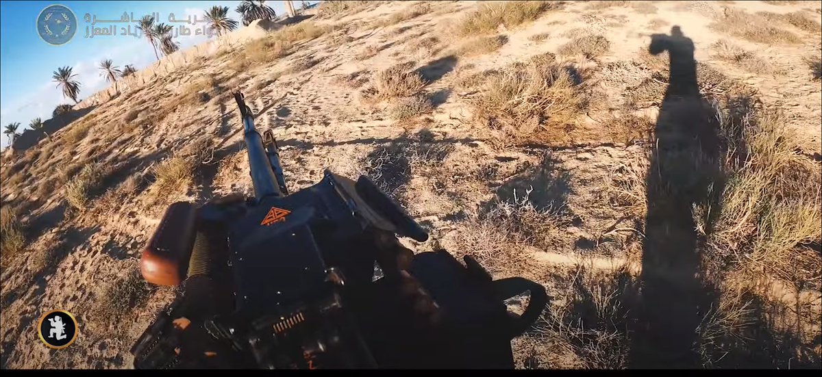 PK range (mistakenly referred to as "PKT")Can't say I'm on board the hand on ammo box stance or having the machine gunner lug an AK as a sidearm while also shooting on the move. Also- interesting stamp on top of that AK, wonder if anyone knows what this is...3/