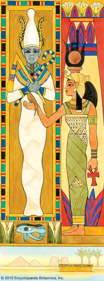 Isis and Osiris: Murder and RevengeIsis and Osiris were two of the four children of Nut, the earth goddess. Isis and Osiris were married. As the eldest child, Osiris ascended the throne and the people loved him, but his brother, Set, was jealous of this and sought revenge.