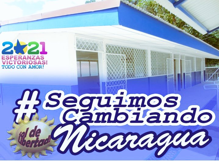 ViudaY's tweet photo. Más escuelas en #Nicaragua. Educación gratuita y de calidad.
#4Enero 
#SeguimosCambiandoNicaragua https://t.co/QtzpM82Opg