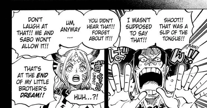 One thing from #OnePiece1000 that I'm still thinking about is how Ace said Luffy told his brothers something about the END of his dream.Something other than Pirate King??? The same thing that Roger told Oden and Whitebeard, I'm incredibly curious why it was hidden. 
