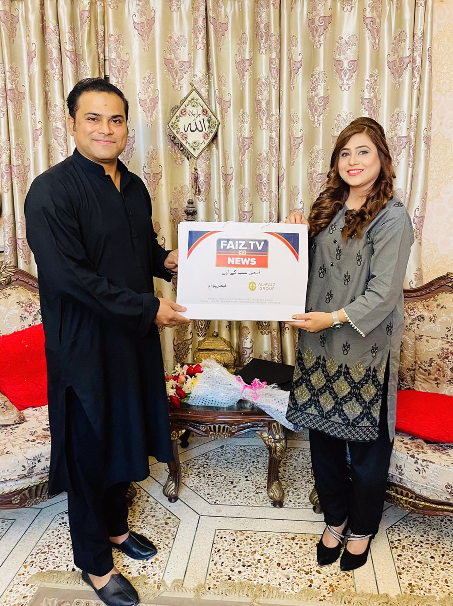 NaziaAliUncut's tweet photo. Really grateful for Mr @MRehanHashmi For his Precious time.
Program. #ShamEfaiz Nazia Ali k sath 🖥 #FaizTVNetwork #webChannel 📺 #28thEp
Host #NaziaAli ✍🏻#Columnist #Social_Activist
Guest. Mr. Rehan Hashmi
Former #MNA & Former Chairman DMC Central / Leader #MQMPakistan https://t.co/O8jGl9oRld