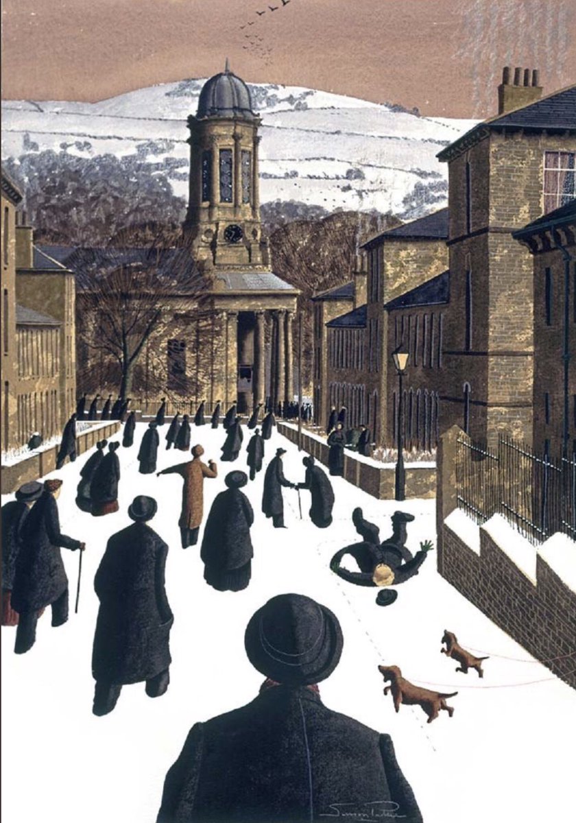 SaltsWalks's tweet photo. #TitusSalt saw to it that his strategically located mill ensured that come whatever wintry weather, the workforce could trudge to work from their homes in #Saltaire or hop on the train from #Bradford. #SnowOnTheWay https://t.co/mlfbVx3qNE