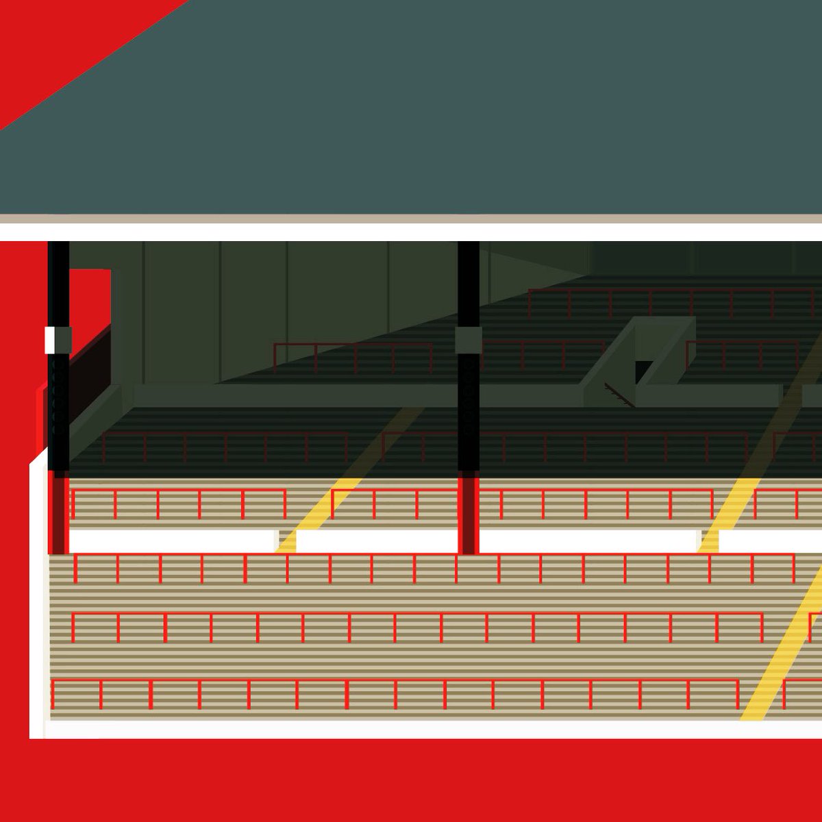 marcus_reed's tweet photo. Another addition to my ‘Odds & Ends’ Series...The Boothen End, Victoria Ground available now @ https://t.co/dHmxRPInE4 #StokeCity #BoothenEnd #AMF #EFL #illustration #football #artprints #SCFC #ThePotters #terraces @DUCKmagstoke https://t.co/fm2Mxhq23o