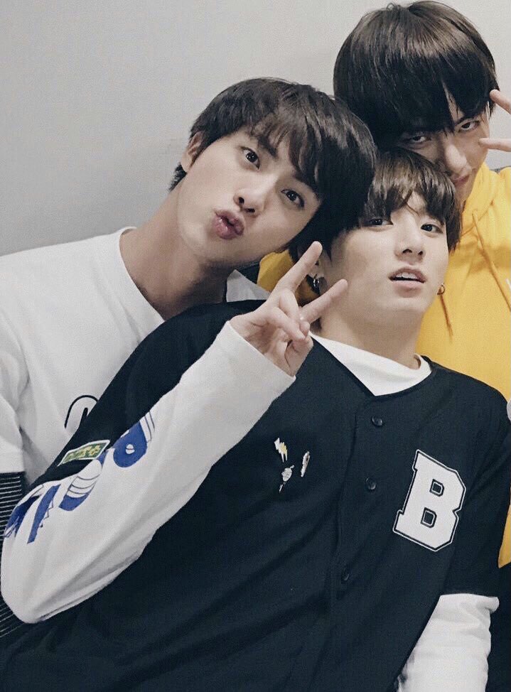 taejinkook laughing together is happiness