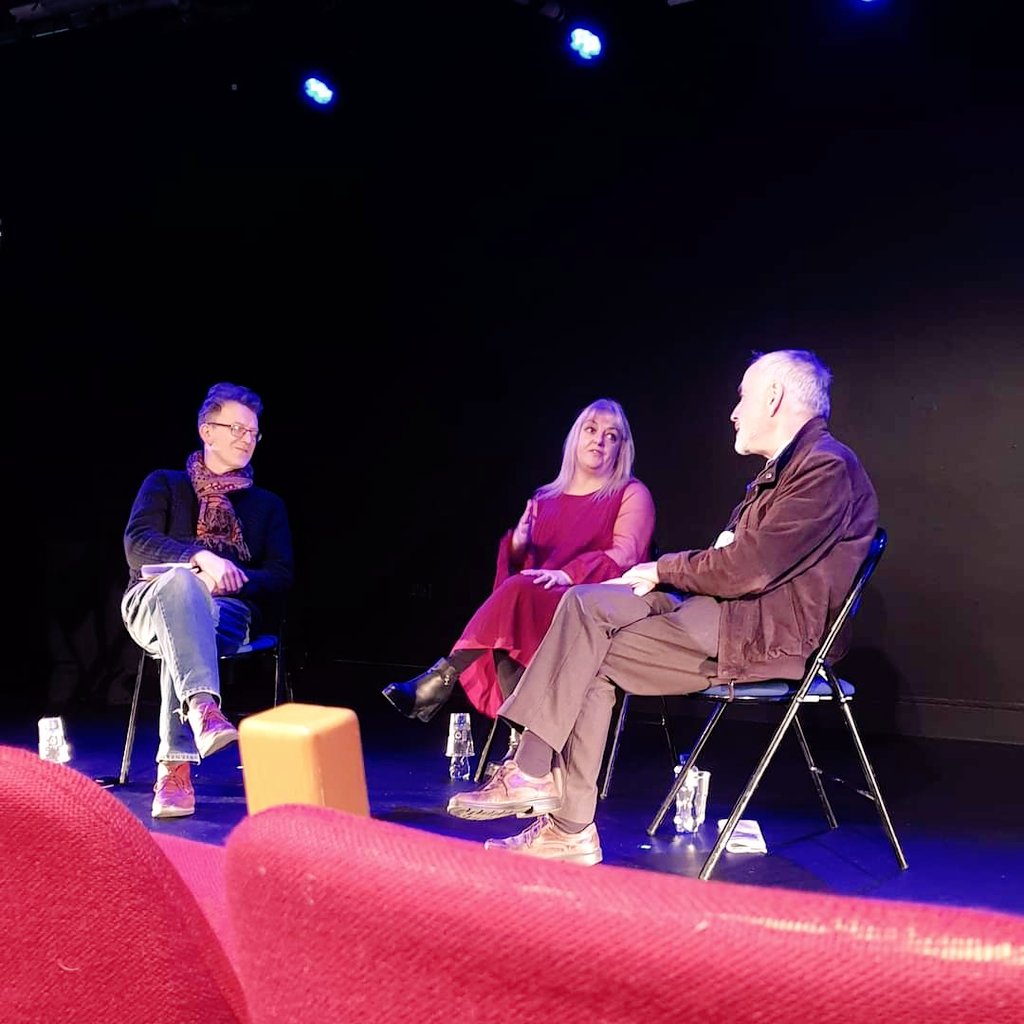 shellakeypookey's tweet image. #postperformance discussion of aging &amp;amp; #Alzheimers following #TheScourge @civictheatre in 2019
Hosted by Michael Barker Caven and joined by @Age_Matters
I literally just took off the funeral coat and ran back onstage to talk AGAIN
#TheScourge screens @OriginTheatre1 #online soon