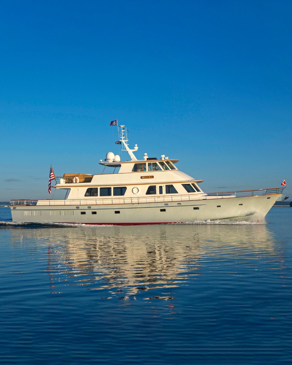 FraserYachts's tweet photo. ‼️ SOLD ‼️ 29m/96' MEDORA New England Boatworks.

MEDORA has been sold by Stuart Larsen and Josh Gulbranson. 

Congratulations to all involved!

👉 For more info on current yachts for sale, click the link:

https://t.co/HNtRApO3qi https://t.co/tZqSciBLIP