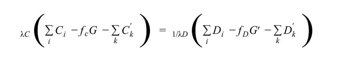 Txs are then signed using CLSAG & paired bulletproofs. So, Haven signs txs using the Monero commitment to zero difference, but our commitment is to a zero difference in *value*.There is a lot more to involved in this tx validation formula, which ends up looking like this:8/
